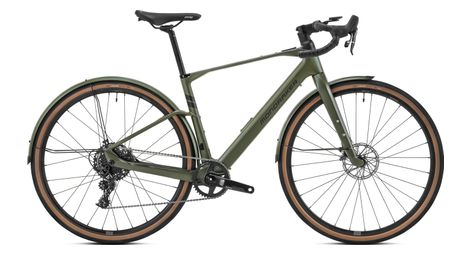 Mondraker dusty sx r bicicleta eléctrica de gravel sram apex 12s 350wh 700mm carbono verde 2023 l / 175-188 cm