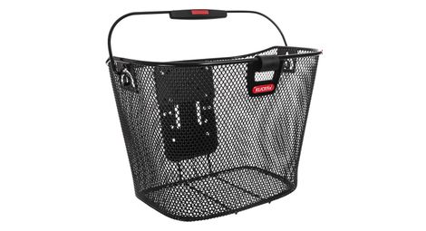 Panier pour cintre klickfix uni 16l avec fixation éclairage noir
