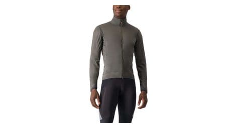 Castelli alpha ultimate insulated long sleeve jacket grigio