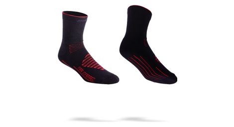 BBB InFraRouge FIRFeet Socken Schwarz / Rot