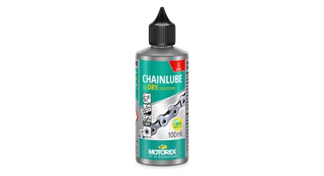 Lubrifiant conditions sèches motorex chainlube for dry conditions 100 ml
