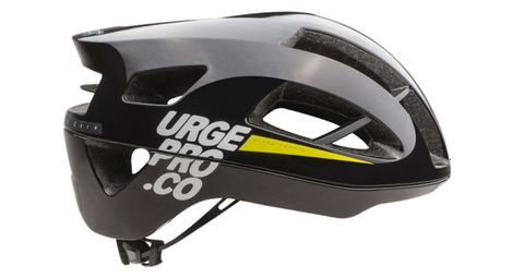 Casque route urge papingo noir brillant