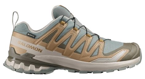 salomon xa pro 3d v9 gtx trail shoes blue khaki men s
