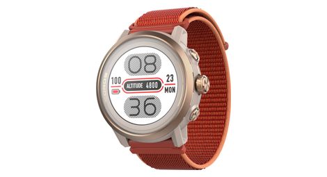 Coros apex 2 gps horloge coral red