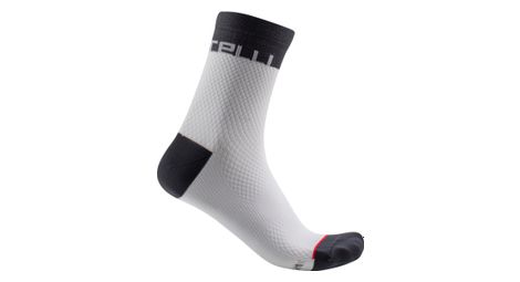 Castelli velocissima 12 calze donna bianco/nero