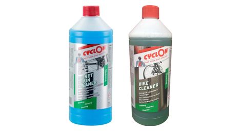 Kit d'entretien vélo  bike cleaner 1l + bionet chain cleaner 1l