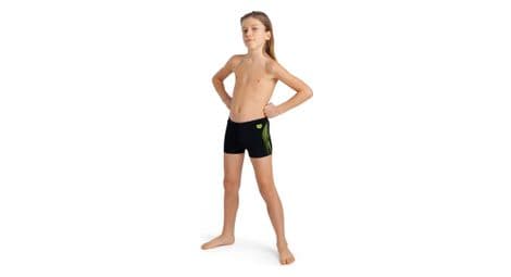 Arena swim short kids swimsuit black green 10/11 anni