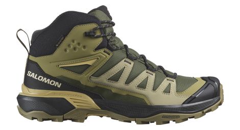 Chaussures de randonnée salomon x ultra 360 mid gtx khaki noir