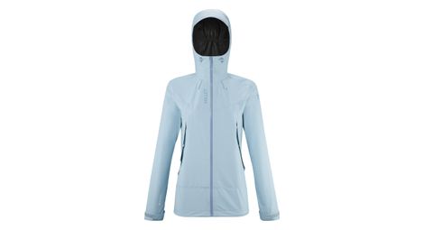 millet mungo ii women s gore tex light blue waterproof jacket