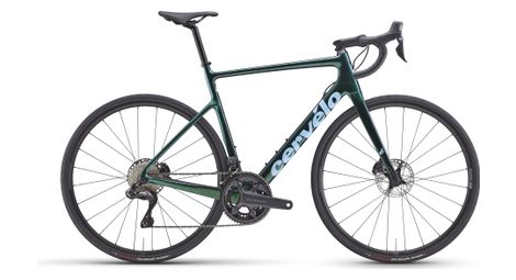 Bicicleta de carretera cervélo caledonia shimano ultegra di2 12v verde oasis