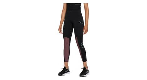 Collant a 3/4 nike dri-fit run division epic luxe donna nere rosse