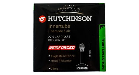 Hutchinson chambre a air renforcee 27 5 x 2 30 a 2 85mm schrader 48mm
