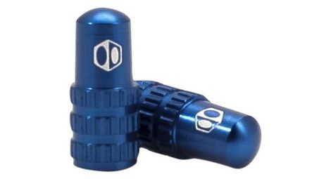 Paire d'embouts de valve box one presta bleu
