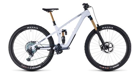 Cube stereo one77 c:68x slt 29 full suspension mtb sram x01 eagle axs 12s 29'' flash white 2023