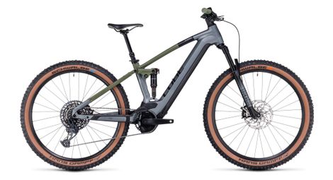 Vtt electrique tout suspendu cube stereo hybrid 120 tm 750 sram gx eagle 12v 750 wh 27 5 gris flash 
