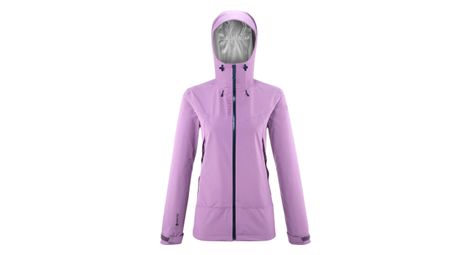 Wasserdichte damenjacke millet mungo ii gore-tex violett s