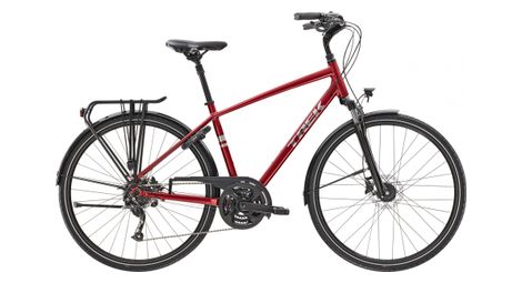 Velo de ville trek verve 2 equipped shimano altus 8v rage red 2022