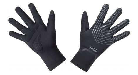 Par de guantes gore wear c3 gore-tex infinium stretch mid negros