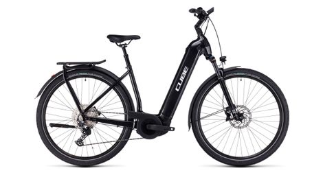 Cube katmandú híbrida exc 750 easy entry bicicleta eléctrica urbana shimano deore 12s 750 wh 700 mm gris antracita 2023