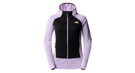 Polaire à capuche femme the north face bolt polartec violet