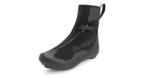 Chaussures de velo route rogelli r-1000 artic - unisexe - noir