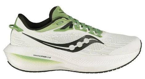 Chaussures de running saucony triumph 21 blanc vert