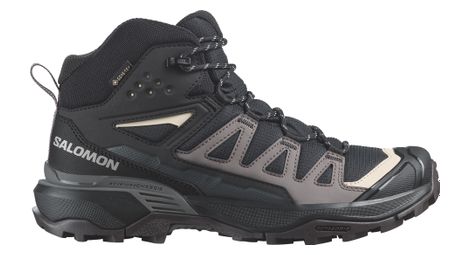 Calzado de senderismo mujer salomon x ultra 360 mid gtx negro gris