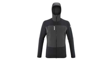 Millet fusion xcs hoodie chaqueta softshell negra l