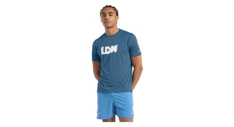 Maillot Manches Courtes New Balance Athletics London Bleu Homme