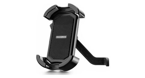 Support de téléphone portable pour vélo antichoc - rétroviseur noir