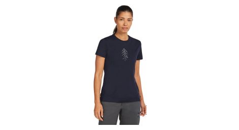 T-shirt technique femme icebreaker merino 150 tech lite lancewood bleu
