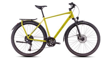Cube katmandú exc bicicleta de trekking shimano cues 11s 700 mm verde lagarto 2025
