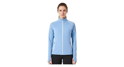 Veste Fjork Merino Ultra 300 Femme – laine mérinos thermorégulante et respirante – chaleur et confort pour l’outdoor bleu clair