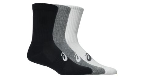 Calcetines Asics AEG Crew Negro/Gris/Blanco (3 pares)