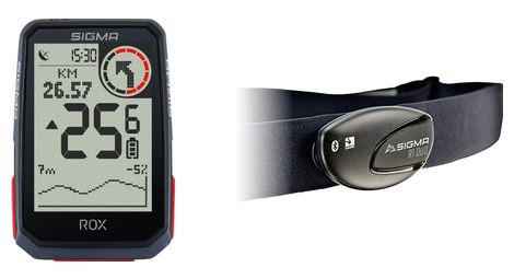 Ordenador gps sigma rox 4.0 hr bundle negro