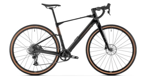 Mondraker dusty r elektrische gravelfiets sram apex 12v 350wh 700mm zwart/brons 2024