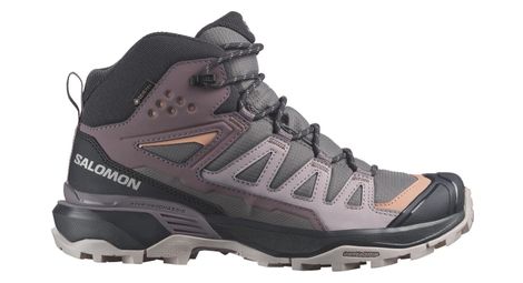 Chaussures de randonnée femme salomon x ultra 360 mid gtx violet gris