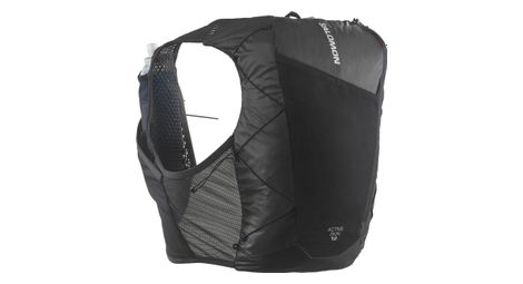 Salomon active skin 12 borsa d'idratazione unisex nera s