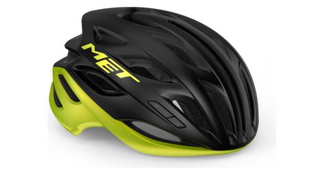 Casco met estro mips nero giallo