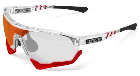 Scicon sports aerotech scn xt photochromic xl lunettes de soleil de performance sportive (miroir rouge photochromique scnxt/briller)