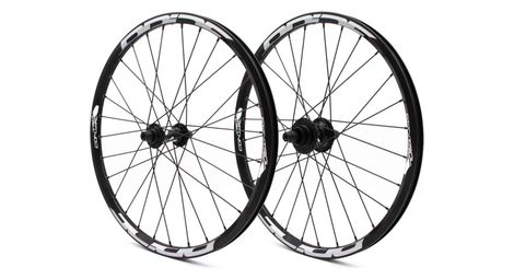 Paire de roues pride control v1 expert disc 28h moyeu noir