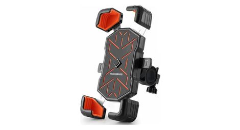 Rockbros support vélo fixation guidon pour téléphone de 4,5 à 7,2 pouces - orange