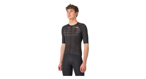 Maillot de manga corta para hombre aero race 8s negro