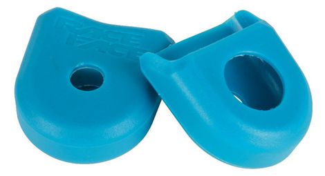 Race face coppia di protezioni in carbonio pedivelle boot blu