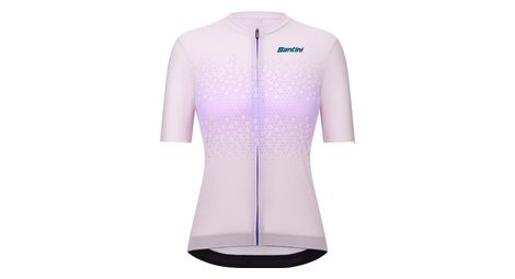 Maglia a maniche corte Santini Moon Violet da donna