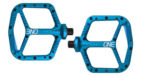 Paire de pedales oneup aluminium bleu