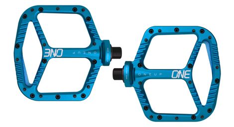 Oneup aluminium pedalen blauw