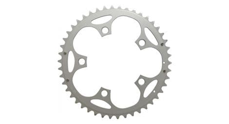 Plateau route 5bra d 110 stronglight dural 46dts exterieur argent type shimano 8 9v