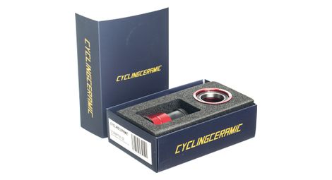 Soporte de pedal cyclingceramic pressfit 30-30 rojo