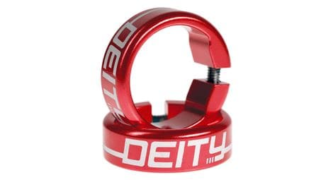 Bagues deity grip clamps aluminium rouge